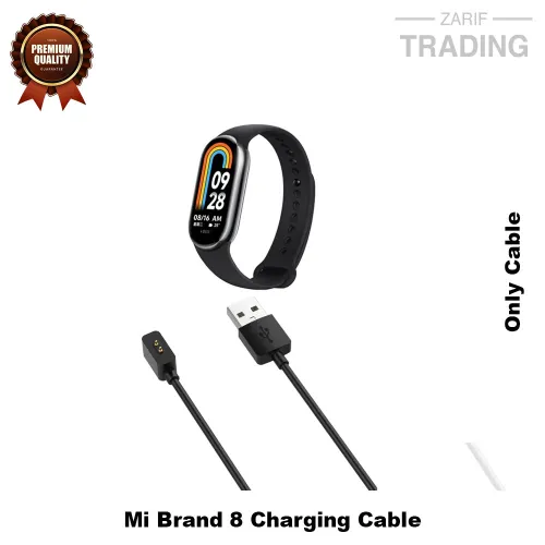 Mi Band 8 Magnetic Charging Cable 2 Pin High Quality USB Charger Cable Dock Bracelet Charger for Mi Band 8 Smart Watch
